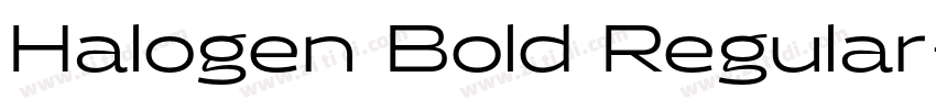 Halogen Bold Regular字体转换